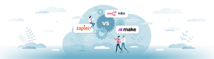 Make vs Zapier vs n8n：企业自动化平台详细对比